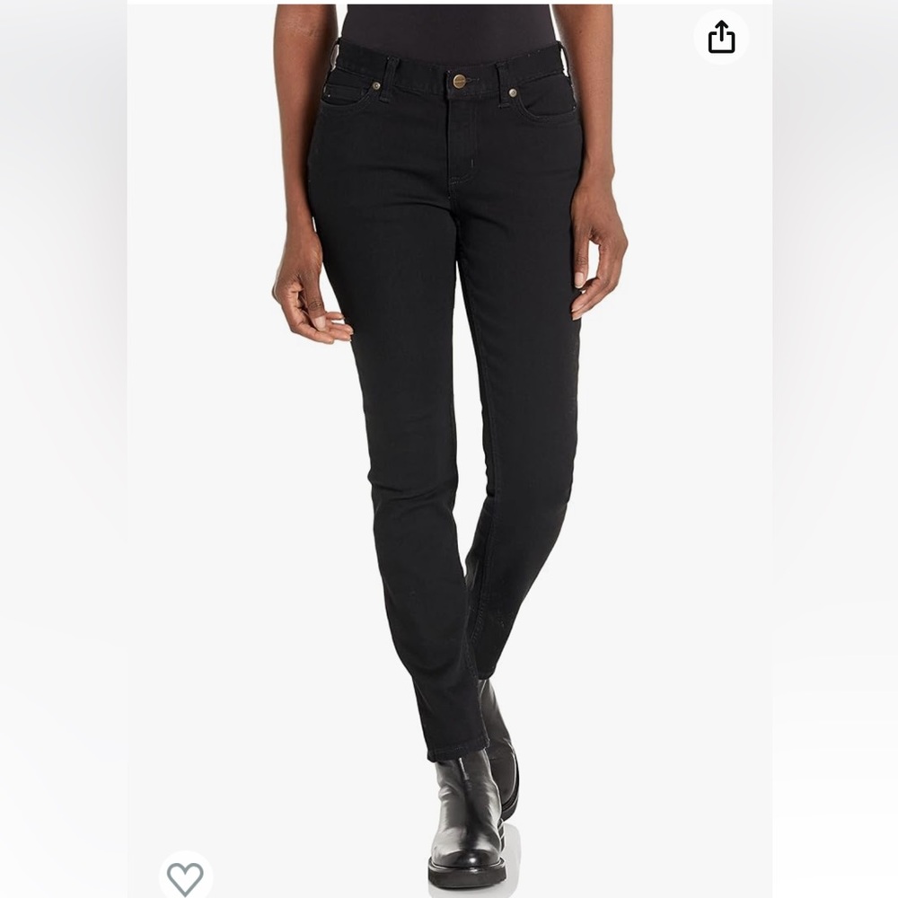 CARHARTT Slim Fit Skinny Leg black jeans. Size 6 Tall. EUC.